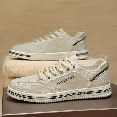 Breathable Canvas Men's Summer Shoes - InspiredGrabs.com