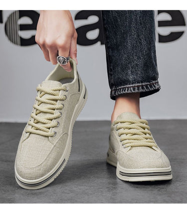 Breathable Canvas Men's Summer Shoes - InspiredGrabs.com