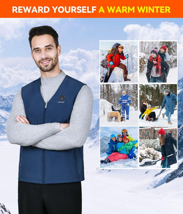 DOACE Smart Heated Vest - 8 Heating Zones - InspiredGrabs.com