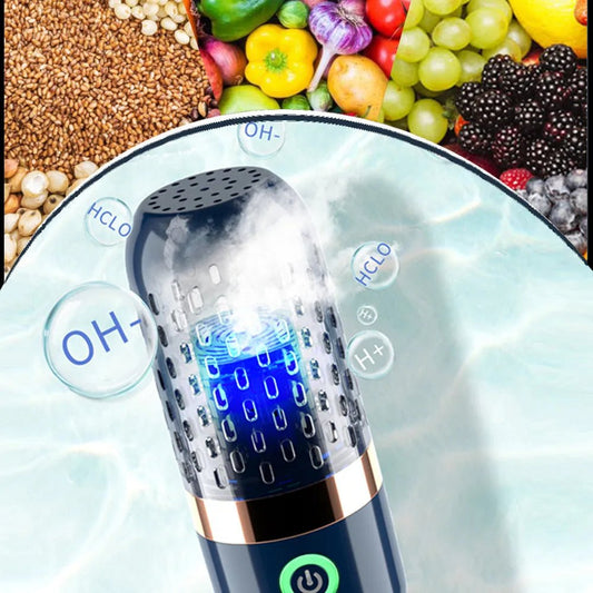 Wireless Fruit & Vegetable Purifier with OH - Ion Cleaning Technology – Rechargeable Food Cleaning Machine - InspiredGrabs.com