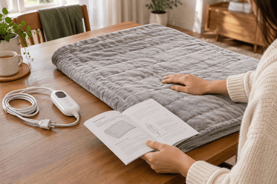 Before Using a Heated Blanket, Garment, or Accessory, Check the Instructions - InspiredGrabs.com
