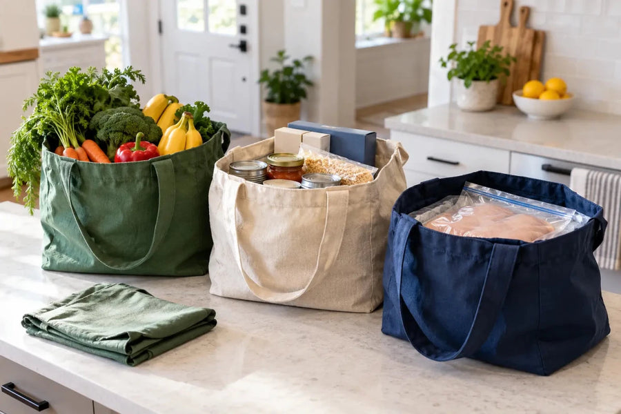 Reusable Shopping Bags: A Simple Separate, Clean, Dry Routine - InspiredGrabs.com