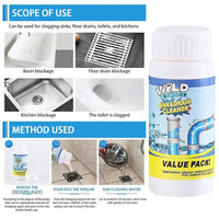 Thumbnail for 110g Powerful Kitchen Pipe Dredging Agent – Fast Foaming Drain & Toilet Cleaner - InspiredGrabs.com