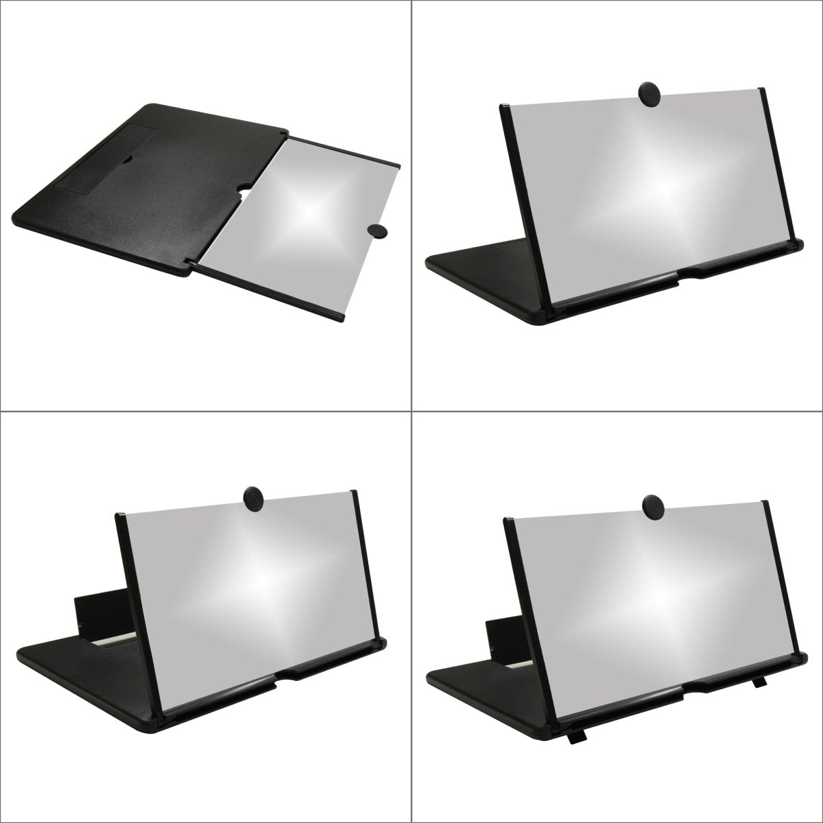 12" Mobile Phone Screen Magnifier – 3D HD Foldable Projector Stand - InspiredGrabs.com