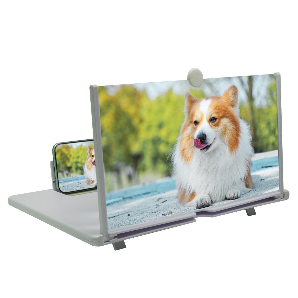 12" Mobile Phone Screen Magnifier – 3D HD Foldable Projector Stand - InspiredGrabs.com