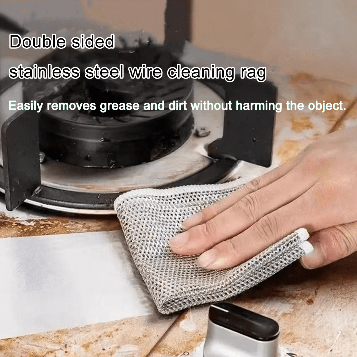 12 PCS Non - Scratch Wire Cleaning Cloths - InspiredGrabs.com