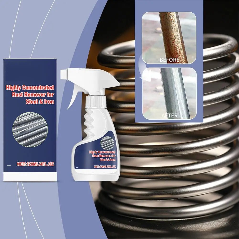 120ml Stainless Steel Rust Remover and Metal Restorer Spray - InspiredGrabs.com