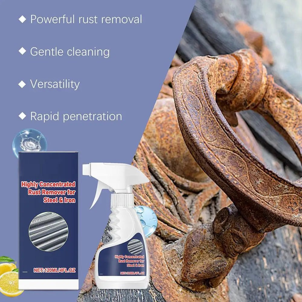 120ml Stainless Steel Rust Remover and Metal Restorer Spray - InspiredGrabs.com