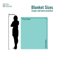 Thumbnail for 120V Electric Throw Heated Blanket – 10 Heat Levels, LCD, Auto Shut Off - InspiredGrabs.com