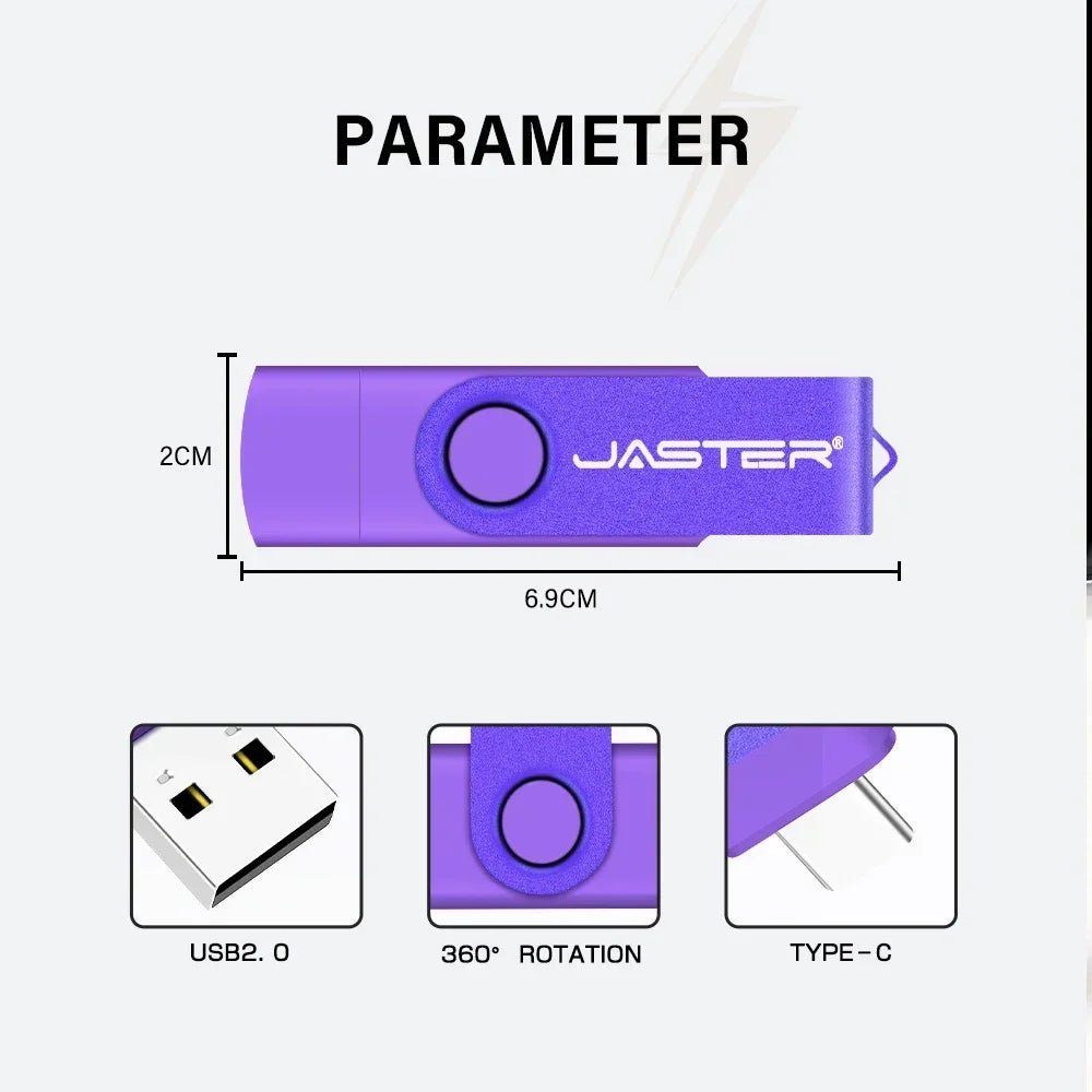 128GB Type - C USB Flash Drive - Fast & Reliable - InspiredGrabs.com