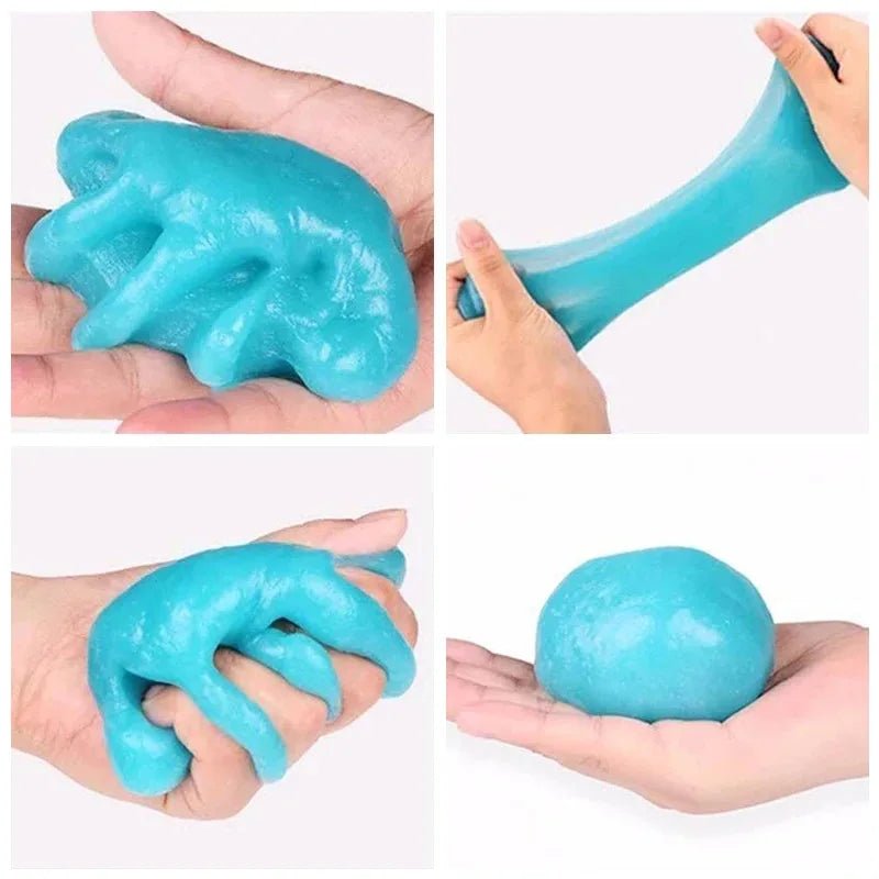 1/2pcs Car Cleaning Gel Detail Tool Cleaning Gel Cars Interior Putty Cleaner Keyboard Notebook Clean Reusable Gels Magic Clean - InspiredGrabs.com