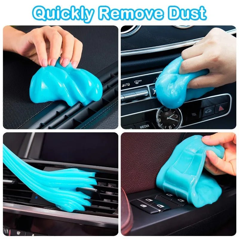 1/2pcs Car Cleaning Gel Detail Tool Cleaning Gel Cars Interior Putty Cleaner Keyboard Notebook Clean Reusable Gels Magic Clean - InspiredGrabs.com