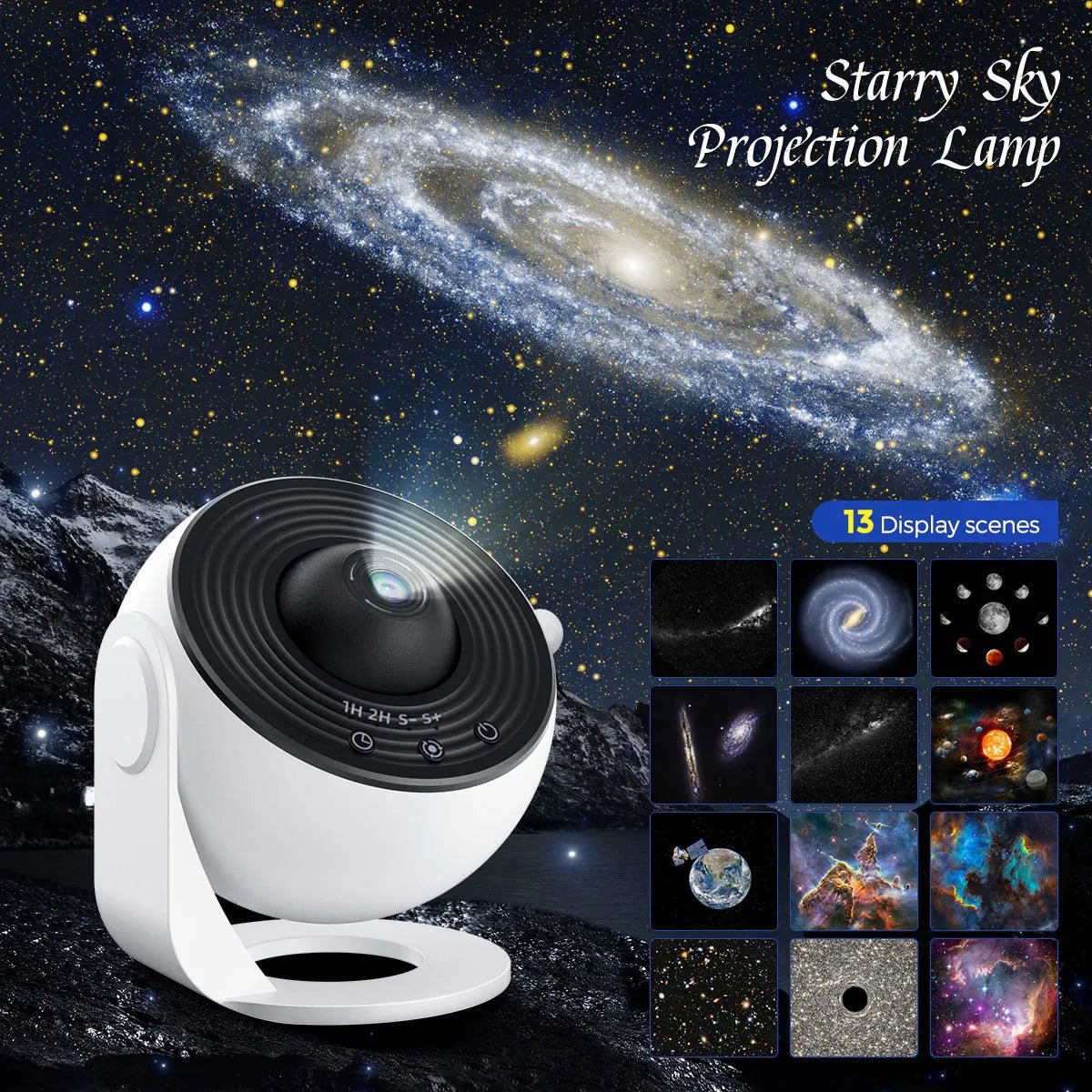 13 - in - 1 Galaxy Star Projector for Kids & Adults - InspiredGrabs.com