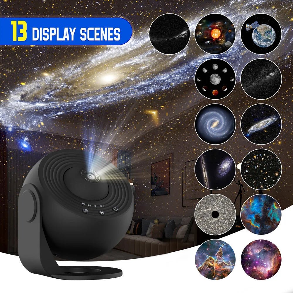 13 - in - 1 Galaxy Star Projector for Kids & Adults - InspiredGrabs.com