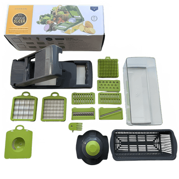 16 - in - 1 Multifunctional Vegetable Chopper and Slicer - InspiredGrabs.com