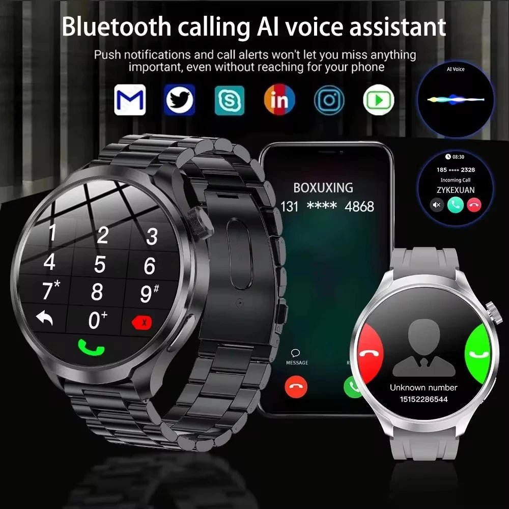 1.85" AMOLED Waterproof GPS Smart Watch - InspiredGrabs.com