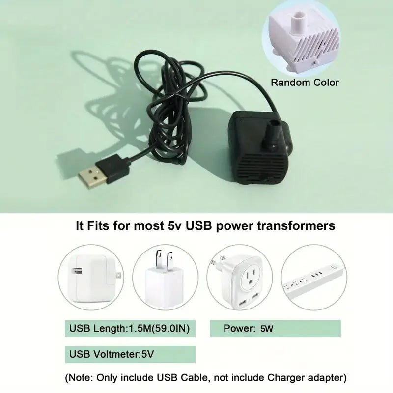 1L USB Pet Water Fountain with Filter - InspiredGrabs.com