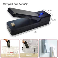 Thumbnail for 2-in-1 Rechargeable Mini Bag Sealer & Cutter - InspiredGrabs.com