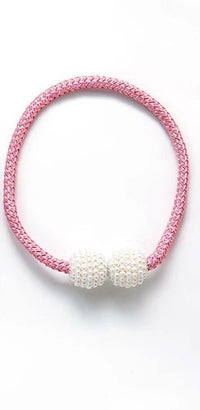 Thumbnail for 2-Pack Pearl Magnetic Curtain Tiebacks – Purple - InspiredGrabs.com