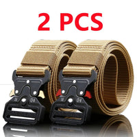 Thumbnail for 2 - Pack Tactical Belts for Outdoor Adventures - InspiredGrabs.com