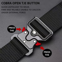 Thumbnail for 2 - Pack Tactical Belts for Outdoor Adventures - InspiredGrabs.com