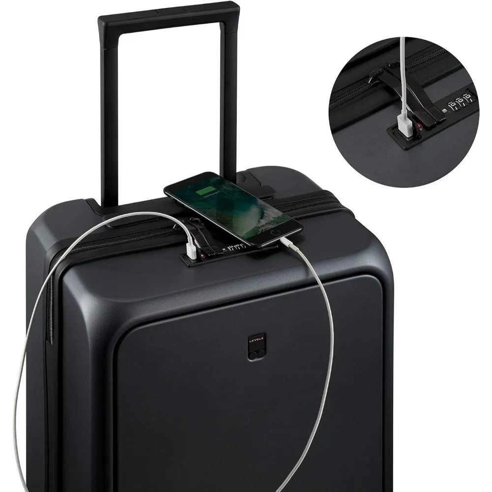 20” Lightweight PC Hardside Carry - On Suitcase - InspiredGrabs.com