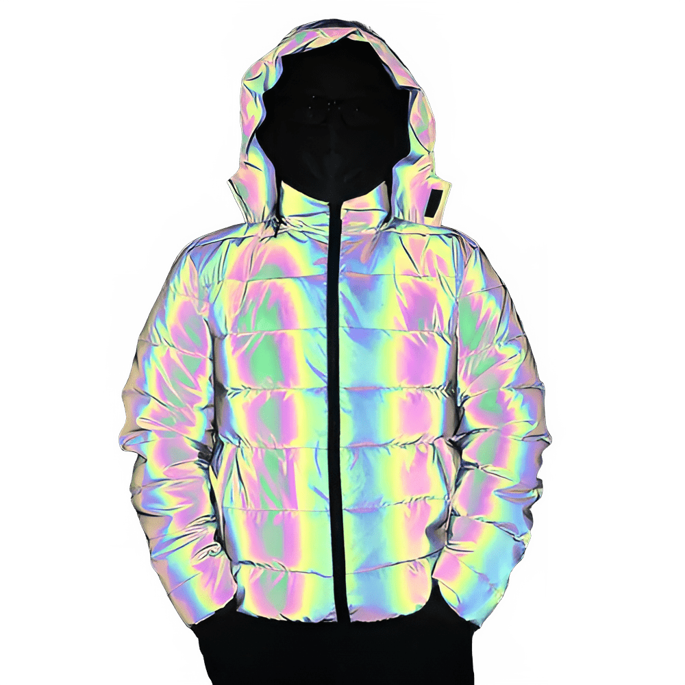 2024 Cotton Padded Reflective Jacket - InspiredGrabs.com