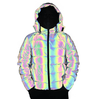 Thumbnail for 2024 Cotton Padded Reflective Jacket - InspiredGrabs.com