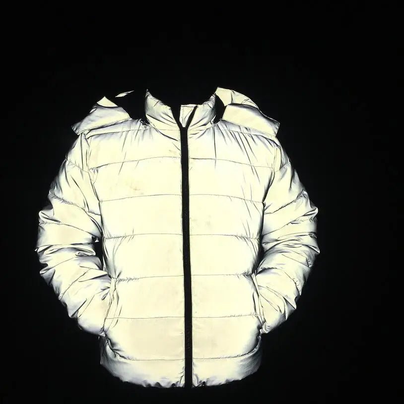 2024 Cotton Padded Reflective Jacket - InspiredGrabs.com