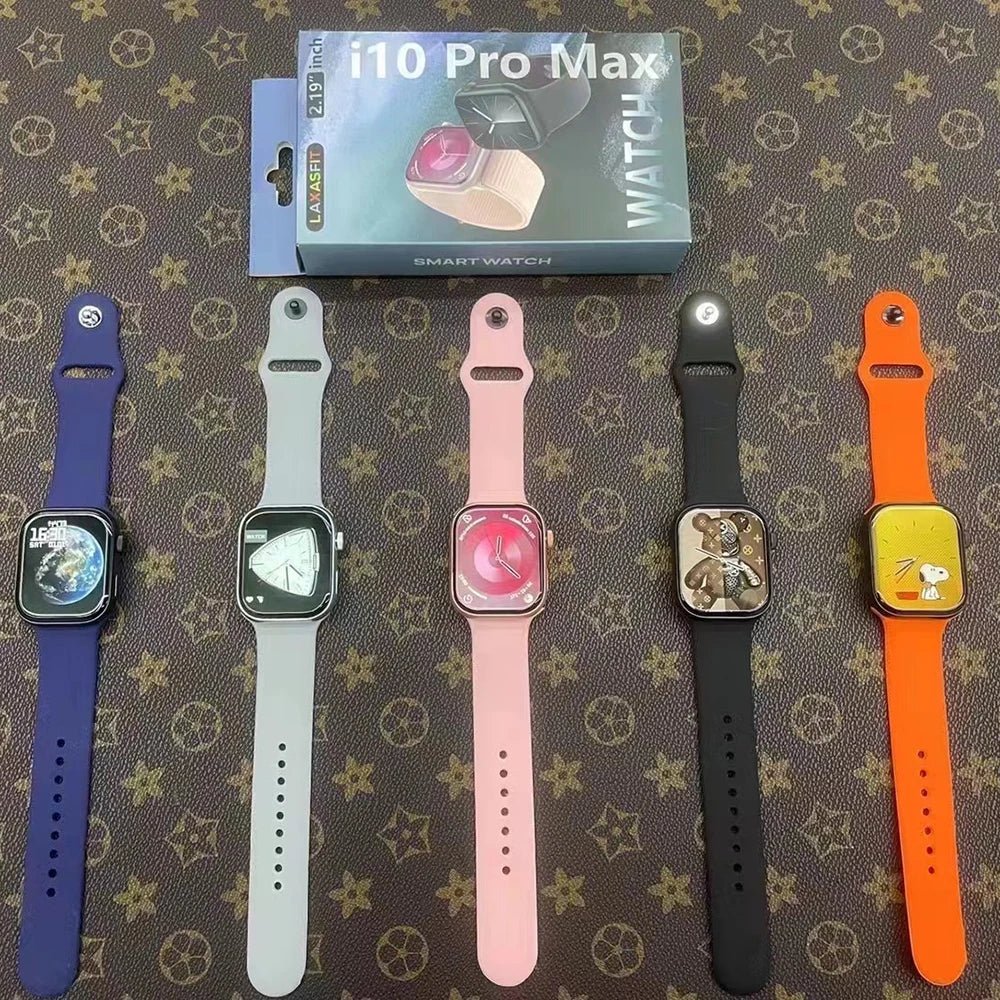 2024 New i10 Pro Max Series 10 Smartwatch | 1.77 - Inch Display with Bluetooth Calling, Heart Rate Monitor | Stylish Smartwatch for Women and Men | Comparable to X8 Max - InspiredGrabs.com