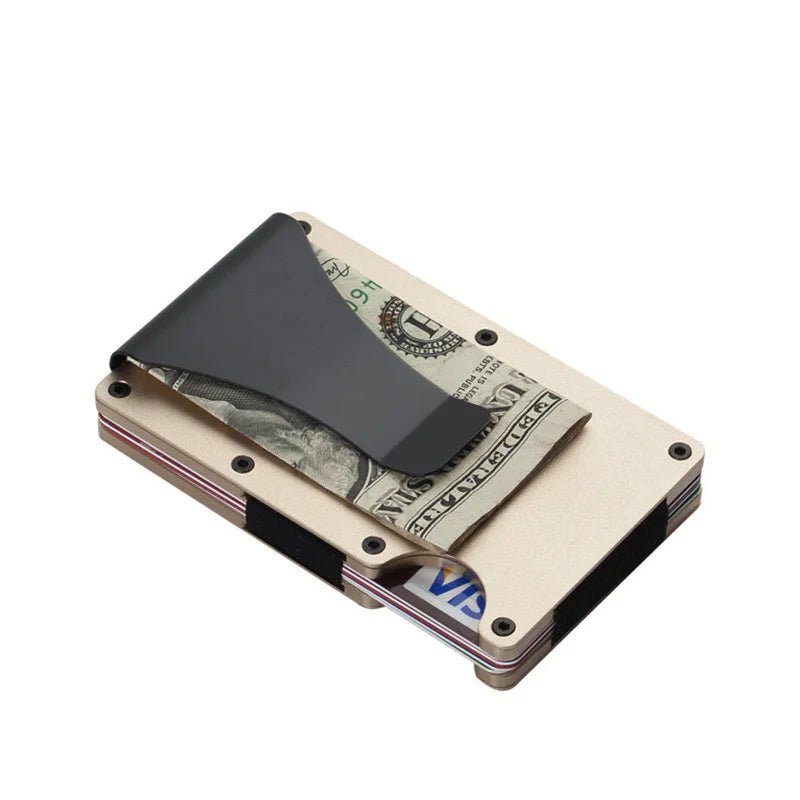 2024 RFID Blocking Minimalist Metal Wallet - InspiredGrabs.com