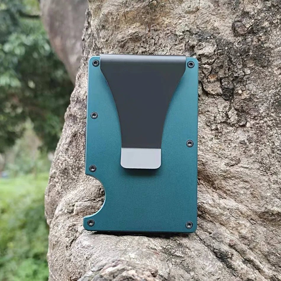 2024 RFID Blocking Minimalist Metal Wallet - InspiredGrabs.com