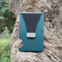 Thumbnail for 2024 RFID Blocking Minimalist Metal Wallet - InspiredGrabs.com