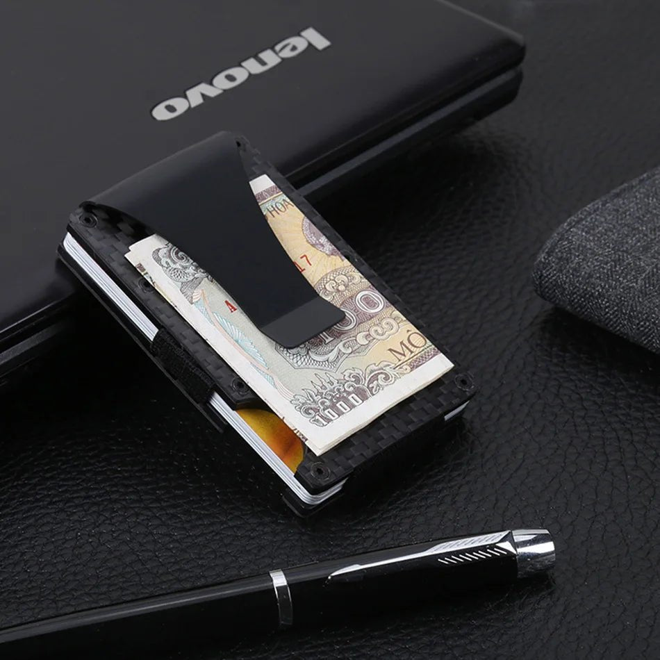 2024 RFID Blocking Minimalist Metal Wallet - InspiredGrabs.com