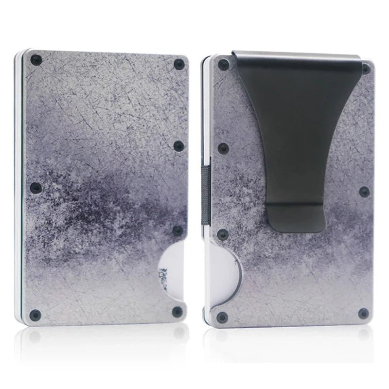 2024 RFID Blocking Minimalist Metal Wallet - InspiredGrabs.com