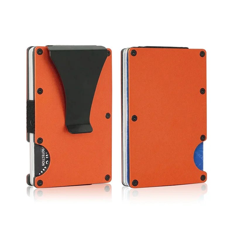 2024 RFID Blocking Minimalist Metal Wallet - InspiredGrabs.com