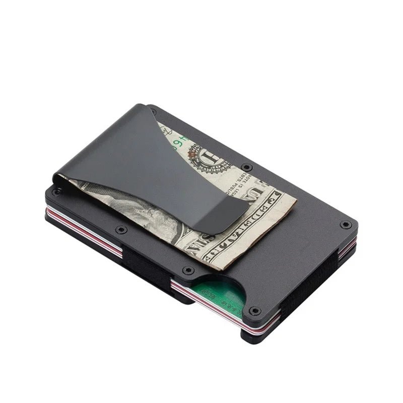 2024 RFID Blocking Minimalist Metal Wallet - InspiredGrabs.com