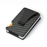 Thumbnail for 2024 RFID Blocking Minimalist Metal Wallet - InspiredGrabs.com