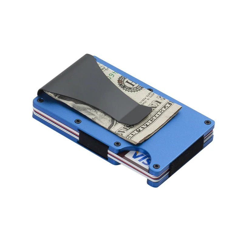 2024 RFID Blocking Minimalist Metal Wallet - InspiredGrabs.com