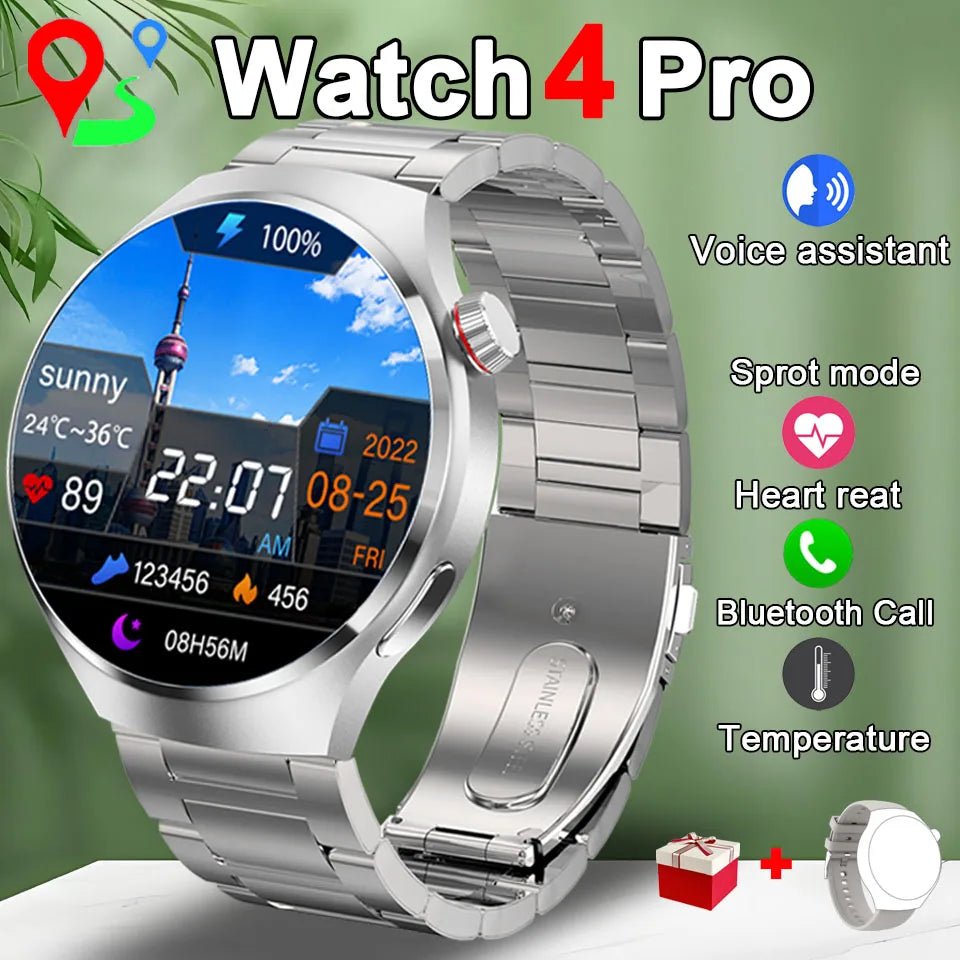 2025 Smart Watch - NFC, GPS, IP68 Waterproof - InspiredGrabs.com