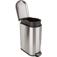 Thumbnail for 20L Nickel Kitchen Trash Can with a Quiet Lid - InspiredGrabs.com