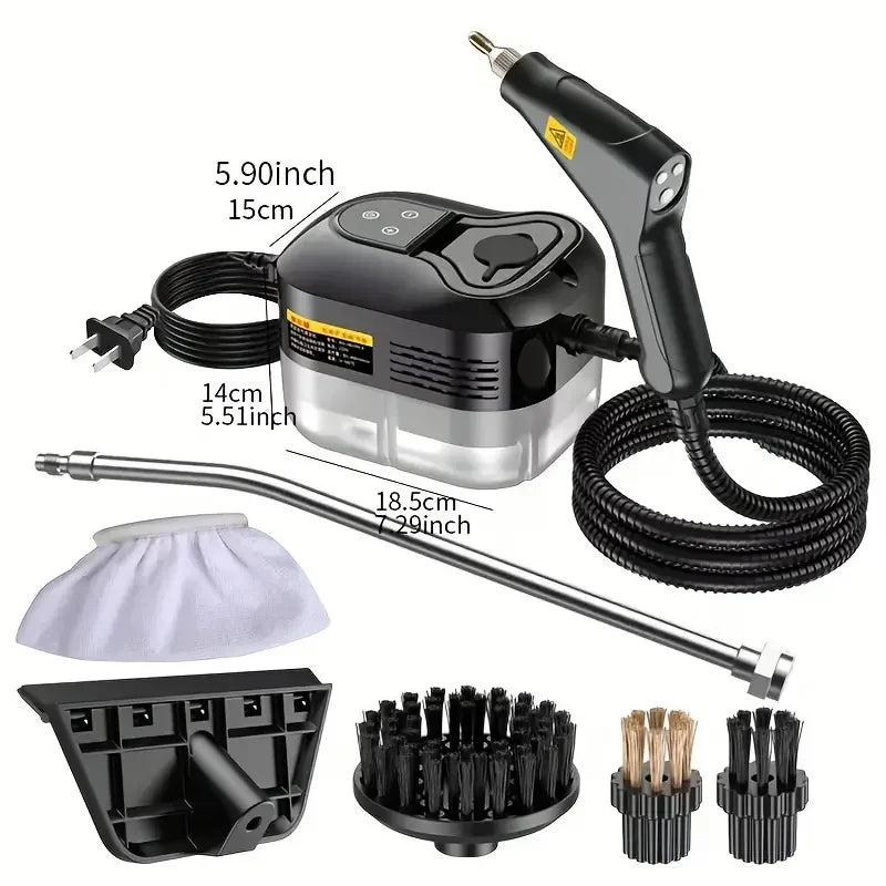 2500W Portable Handheld Steam Cleaner - InspiredGrabs.com