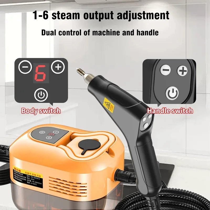 2500W Portable Handheld Steam Cleaner - InspiredGrabs.com
