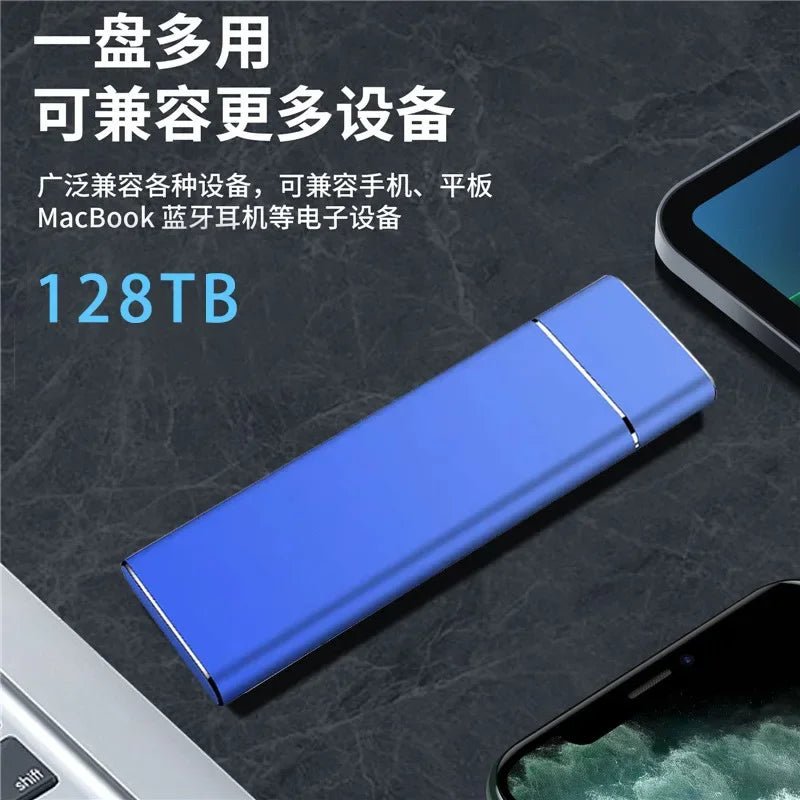 2TB Portable SSD External Hard Drive USB 3.1 - InspiredGrabs.com