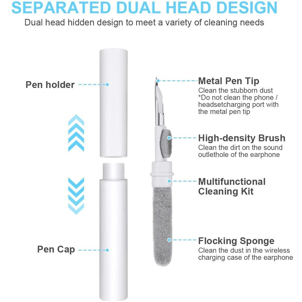 3-in-1 Earbud Cleaning Pen – Dual Colors - InspiredGrabs.com