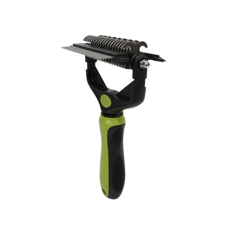 3-in-1 Pet Deshedding Brush – Blue - InspiredGrabs.com