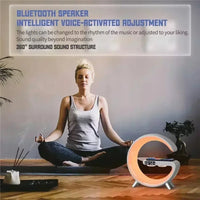 Thumbnail for 3 - in - 1 Wireless Charger & Bluetooth Speaker Night Light - InspiredGrabs.com