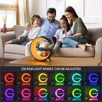 Thumbnail for 3 - in - 1 Wireless Charger & Bluetooth Speaker Night Light - InspiredGrabs.com