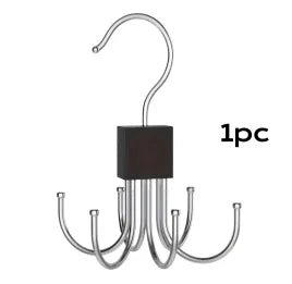 3-Pack 360° Rotating Multi-Hook Belt Hangers – Natural Wood - InspiredGrabs.com