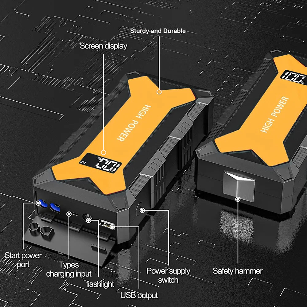 3000A Portable Car Battery Starter & Power Bank - InspiredGrabs.com